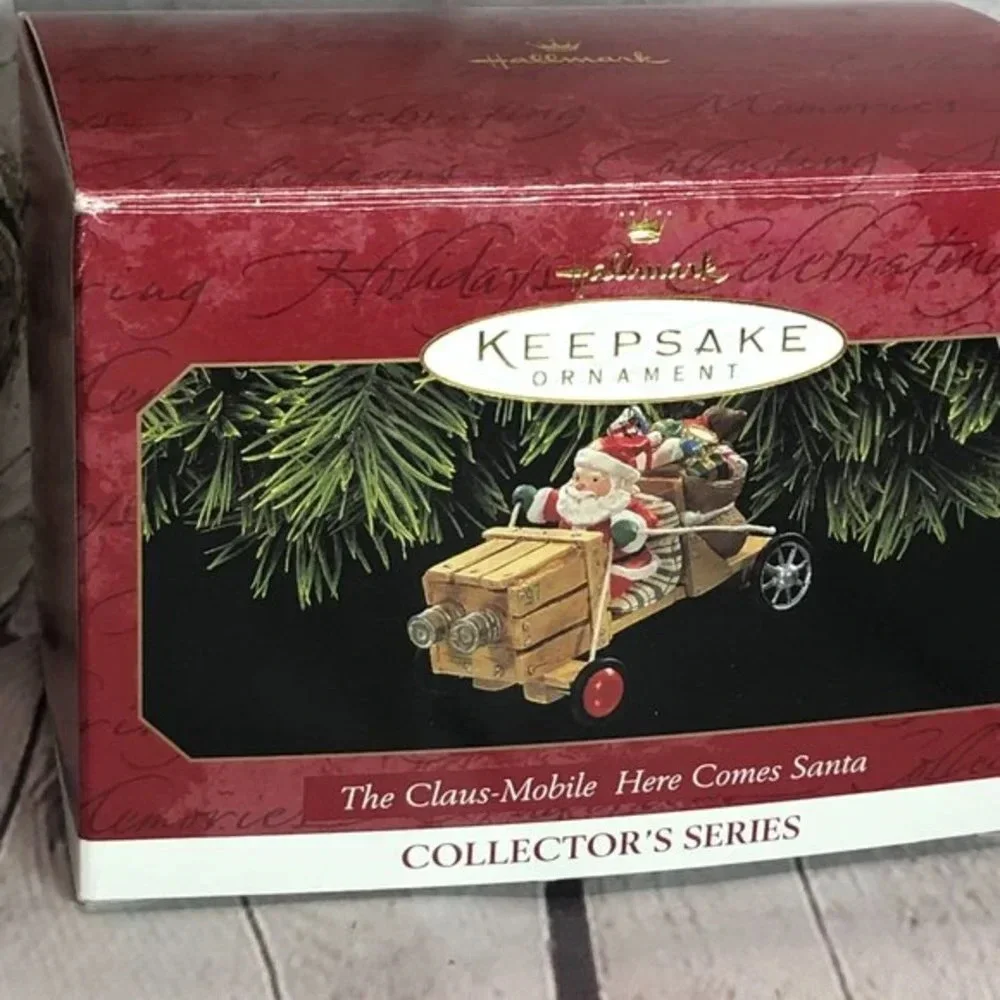 Hallmark keepsake vintage 1997 ornament THE CLAUSE-MOBILE HERE COME SANTA